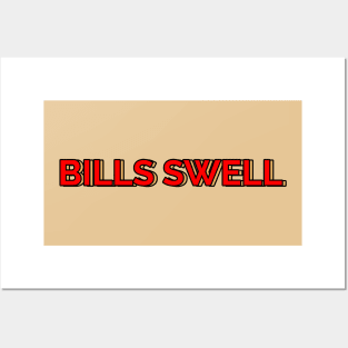 Bills swell Posters and Art